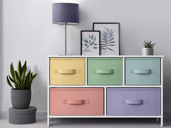 - Cube Pastel Storage Dresser