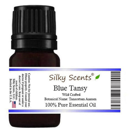 100% Blue (Tanacetum Essential Oil Pure Oil Annum) 5 Wild ML Essential - Crafted Tansy