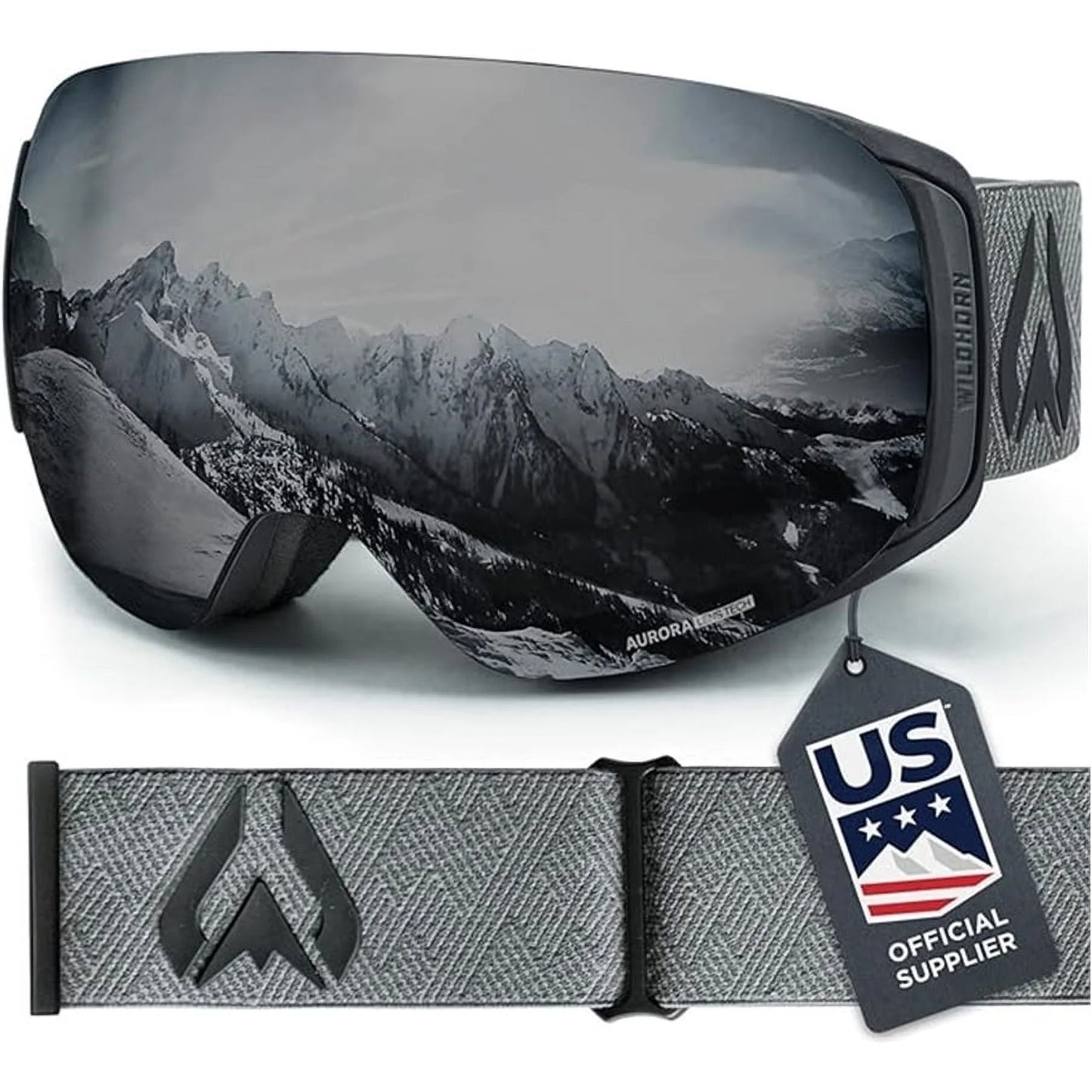 - New) Stealth/Jet Pre-Owned Goggle, Roca Black, (Used Like Ski Junior Wildhorn