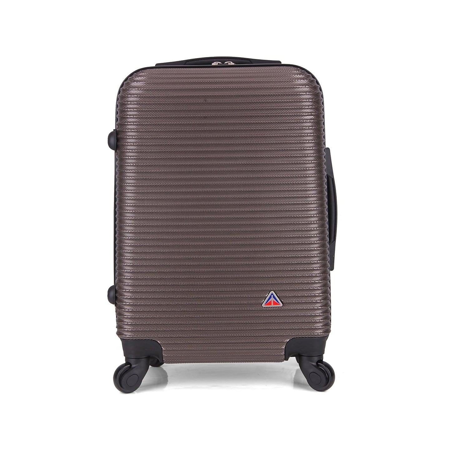 (IUROY00S-BRO) Carry-On Brown Luggage Plastic Royal PC/ABS InUSA