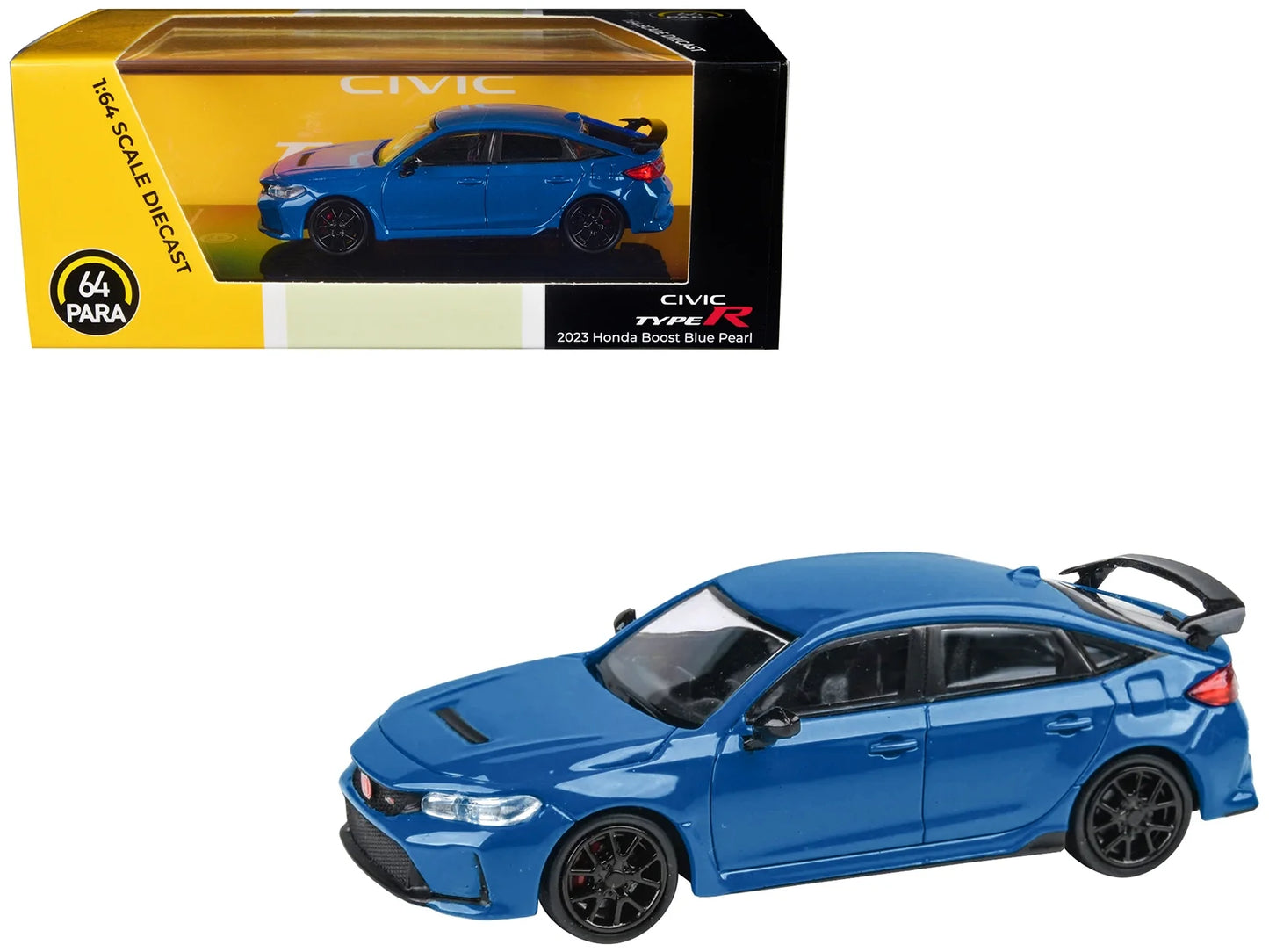 1/64 FL5 Paragon Blue Civic Pearl by Type Diecast Model Diecast R Boost Models 2023 Car Honda