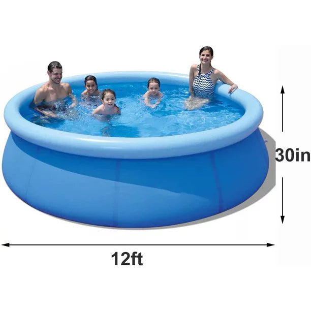 12ft Above Swimming X 30in Inflatable Pump Ground Included Pool