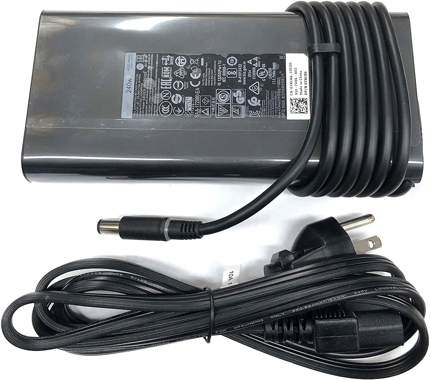 19.5V Alienware Cord 7.4 * 12.3A Charger Power with for AC Dell 5.0mm M17 240W Adapter