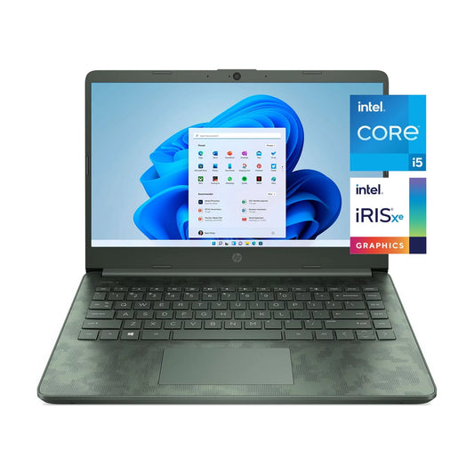 14-dq2088wm Intel Digi 256GB i5-1135G7, Camo, 10, RAM, Core SSD, 14" Windows HP 8GB