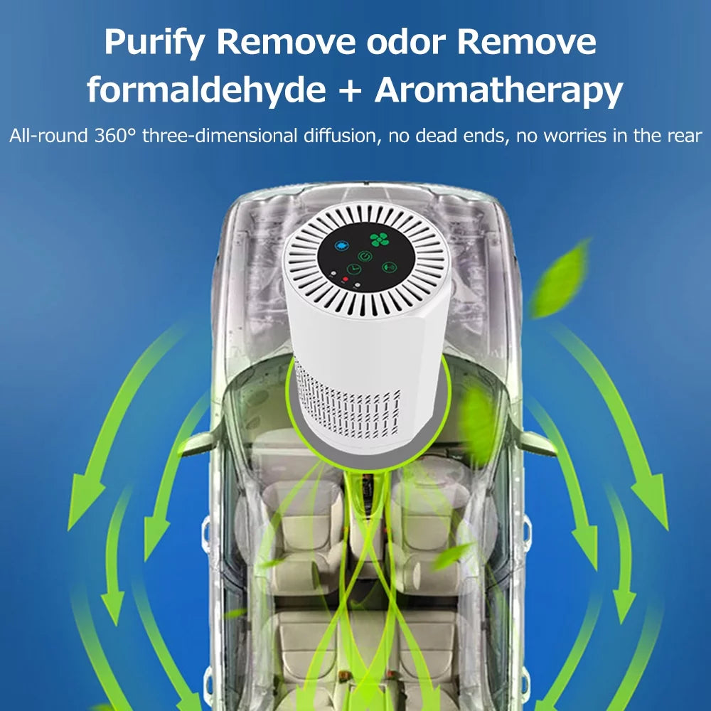 100mg/h Indoor Household Mini Mosquito Vehicle Repellent 360° Purifier Machine Air Tomfoto Aroma Ion Pet Diffuser Negative Multifunctional Deodorizer Desktop