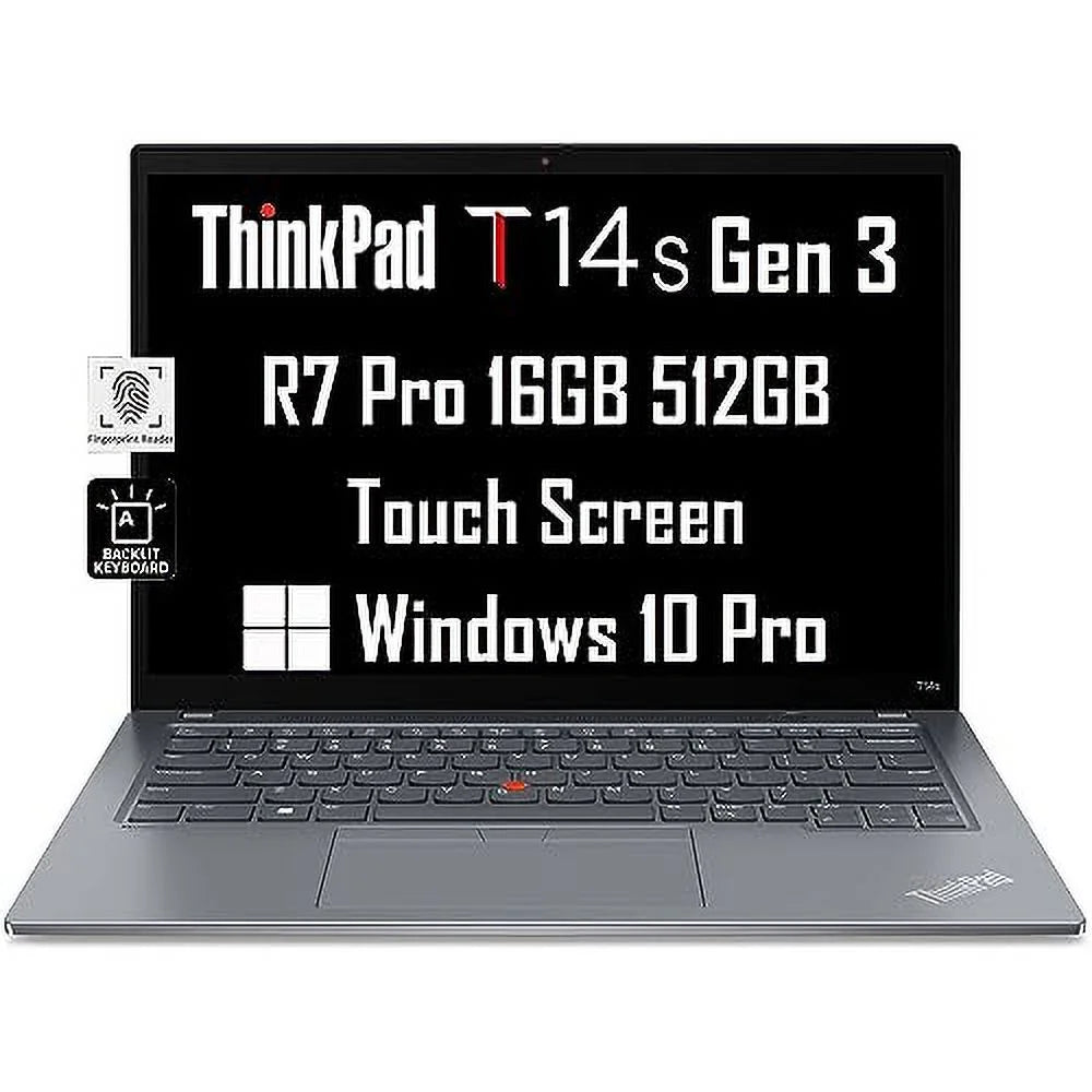 16GB Backlit, ThinkPad SSD, 6850U, Lenovo Laptop, / 3-Yr Pro Win Touchscreen (8-Core Webcam, Gen 512GB i7-1185G7)) 10 Business (AMD 11 Fingerprint, RAM, Beat FHD 7 T14s FHD+ 14" 3 Ryzen WRT, Pro