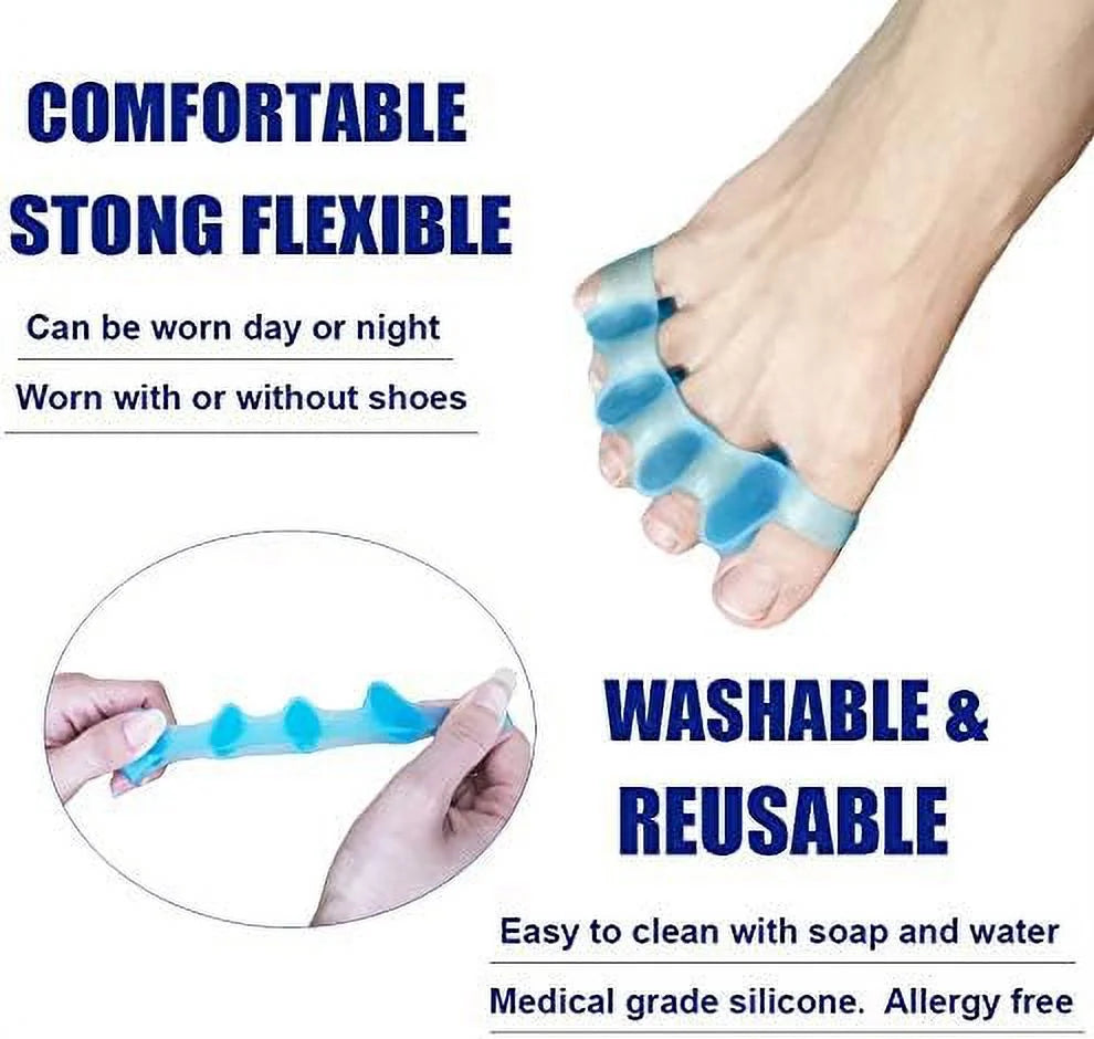 - Toe Alignment Spacer Toe Women & Yoga, Separators Relief, for Bunion for Gel Men and and 4Pcs Dancing Toe Walking Stretcher