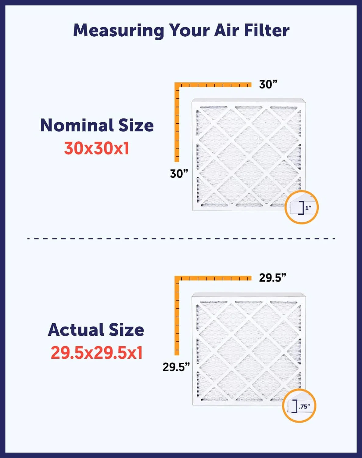 .75" HVAC | x x MADE King Actual 4 Furnace 4-PACK USA IN Pleated Filter Size: 4x49.5x1a | | MERV | 49.5 8 Filters Air Filter A/C