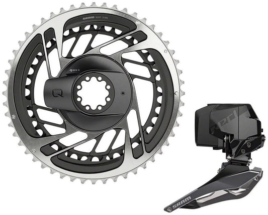 12-Speed Quarq Front Mount Sram /Direct Powermeter Derailleur/ 56/43T AXS Kit w/