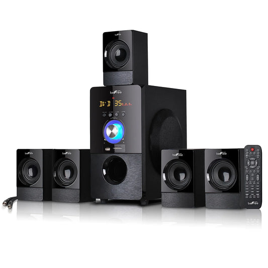 (93695498M) Sound W 5.1 93695498M Black Channel beFree Surround Speaker Sound 80