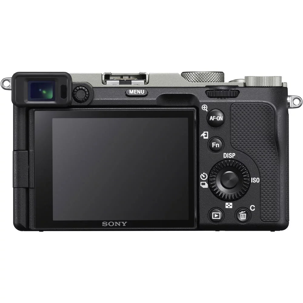 (Silver) Mirrorless with Camera a7C 28-60mm Sony ILCE7CL/S Lens -