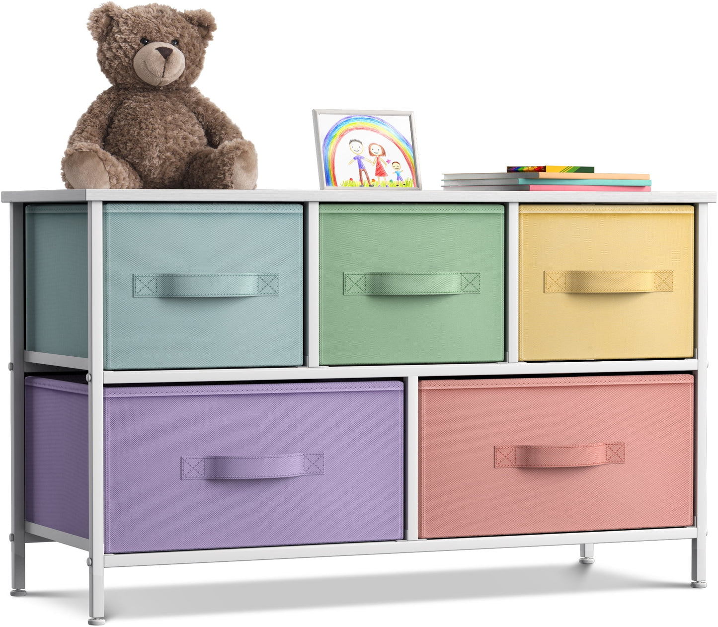 - Cube Pastel Storage Dresser