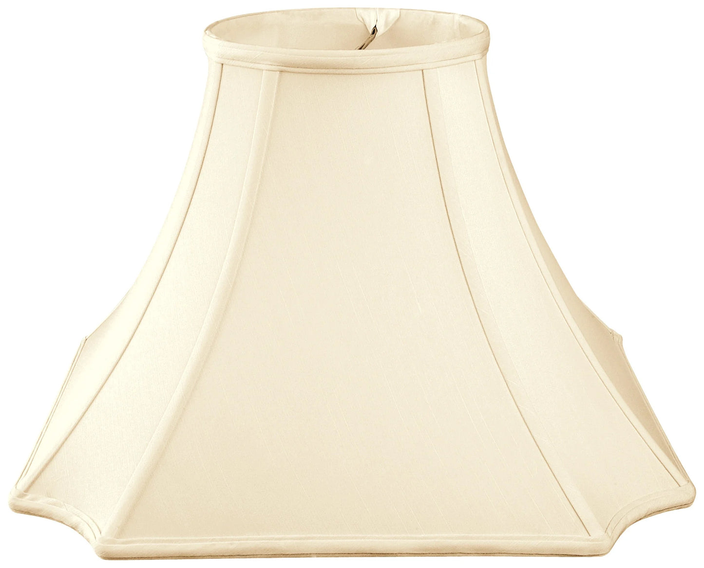 10" Square Eggshell Lamp Shade Designs Royal Inverted Corner Cut