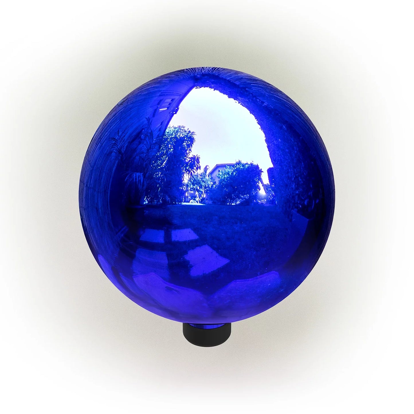 10" Reflective Alpine Globe, Blue Corporation Gazing Glass