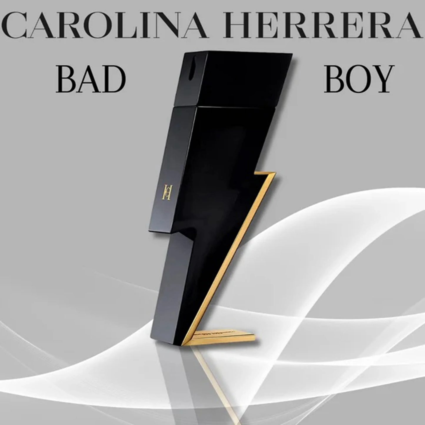 100ml EDT Car_olina'Her_rera Eau de Bad Boy oz 3.4 NEW Men's Spray Toilette Perfume Men's