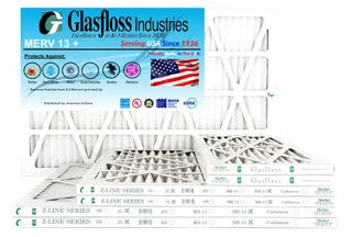 - - Size: in Furnace inch) Air -Qty:4 Made 29.5x7/8 Glasfloss 13 MERV - Filter x 10x30x1 USA 9.5 (Actual