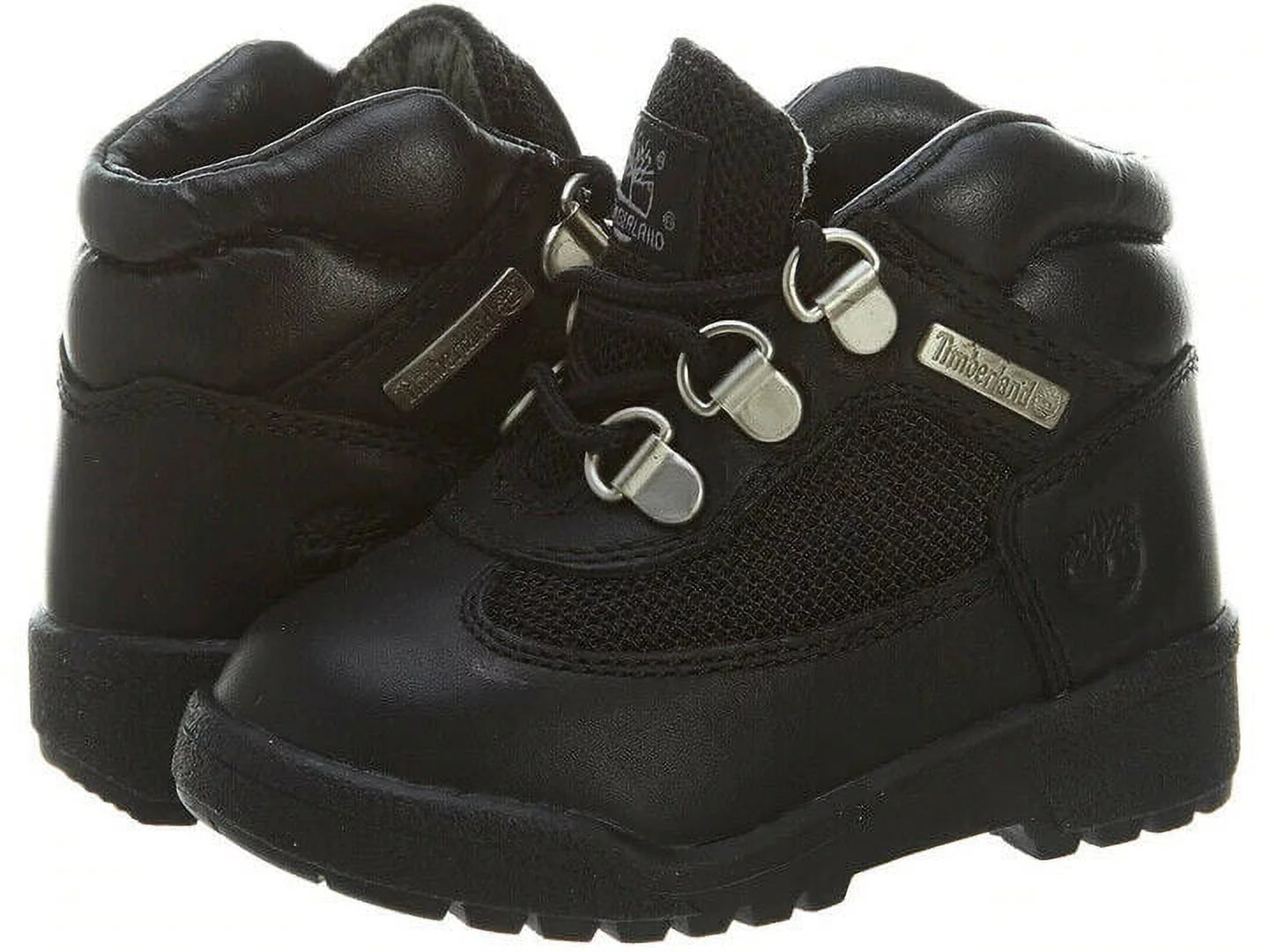 15806 & Black Timberland Boot Mesh BS379 Shoes (6.5) Field Toddler Baby Leather