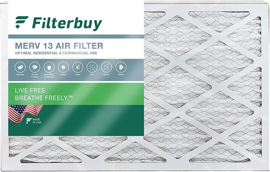 12x25x2 13 Furnace AC Air (1-Pack) MERV HVAC Pleated Filterbuy Filters