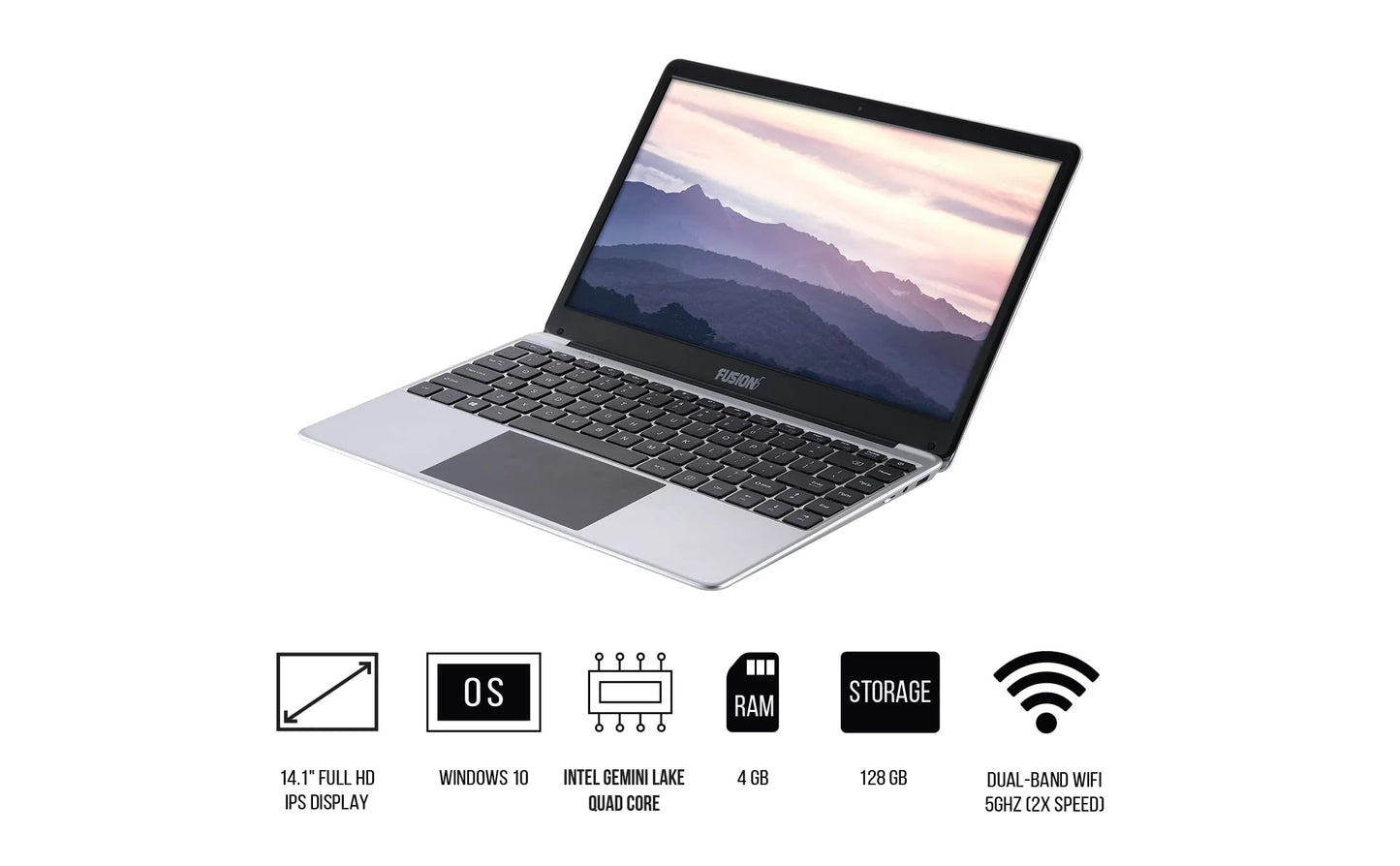 - CPU, SSD 14.1" Intel 11 RAM, Full M.2 speeds, 4GB Windows Storage, 128GB Laptop Quad WiFi) WiFi 5GHz Supports Core Windows SATA Lapbook, (Dual-Band HD Compatible, T90B+ Model 10 WiFi 2X Pro