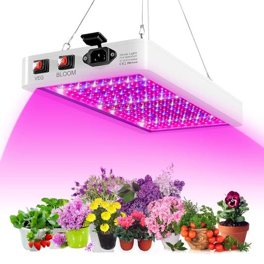 - Veg/Bloom 312 with Growing 2000W Seedlings, Plant Grow Flowers, IP65 Full Spectrum for Indoor Ideal Light Greenhouse Switch, Lamp LED with Waterproof, LEDs