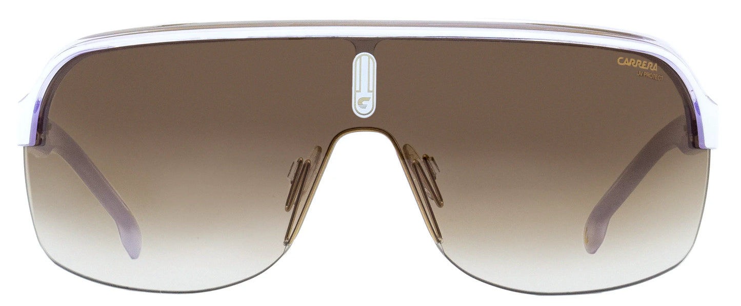 0P9U/HA Sunglasses 1N TOPCAR Brown Carrera Shield 99 Unisex Gradient