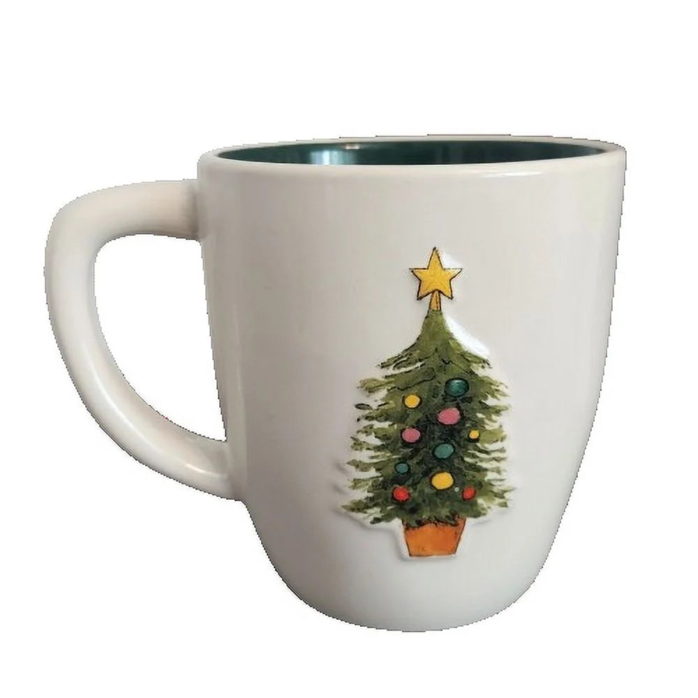 18 Ceramic Mug Coffee Oz Dunn Cup TREE XMAS OH Rae Christmas