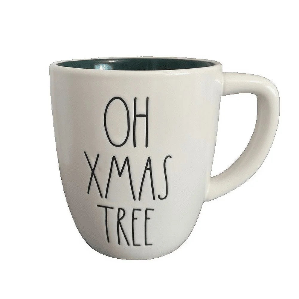 18 Ceramic Mug Coffee Oz Dunn Cup TREE XMAS OH Rae Christmas