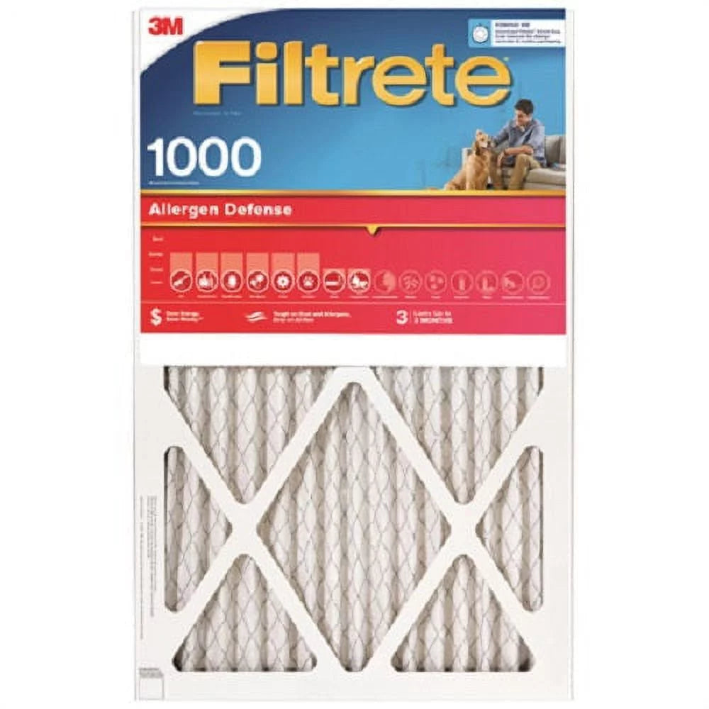 20" MPR 3M 1" Filtrete x x Air 4 Disposable 10" Red Pleated Filter Quantity Month - of 1000 9807-4 3