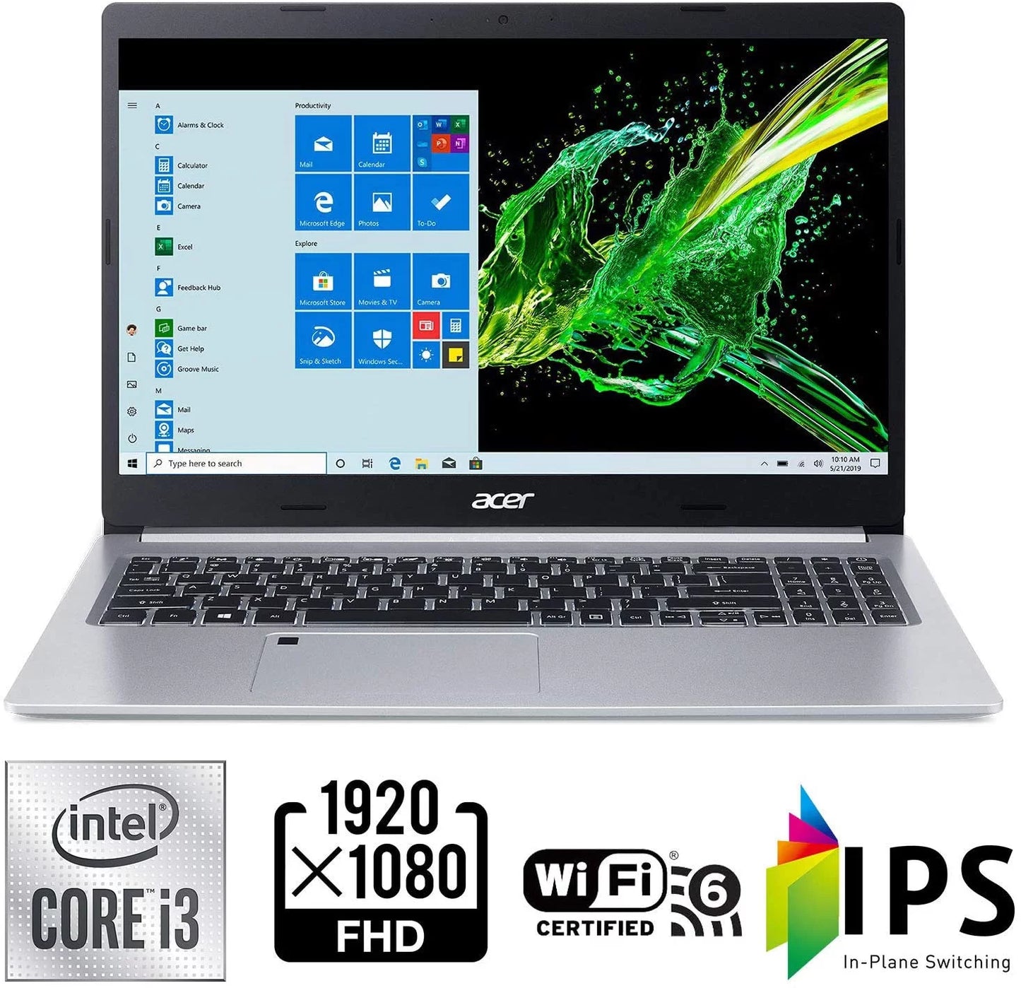 (A515-55-35SE) + (Accessory 5 Acer Aspire Bundle)