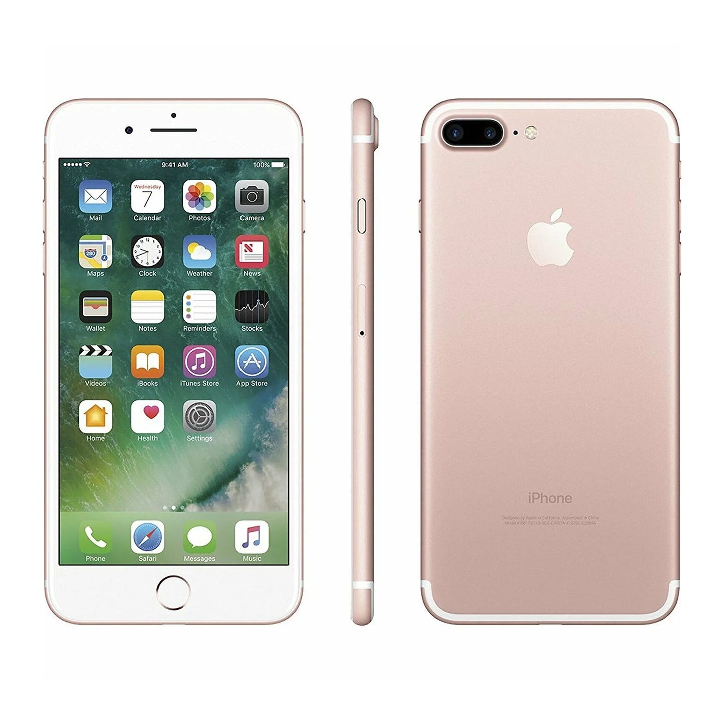 (Refurbished) 7 GSM - GB, Rose Apple iPhone Unlocked - Gold GSM Plus, compatible Restored 128