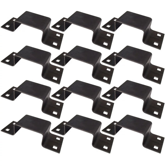 (12) Trailer Bolt-On Gauge 12 Steel Pocket Stake Brackets for Body Utility