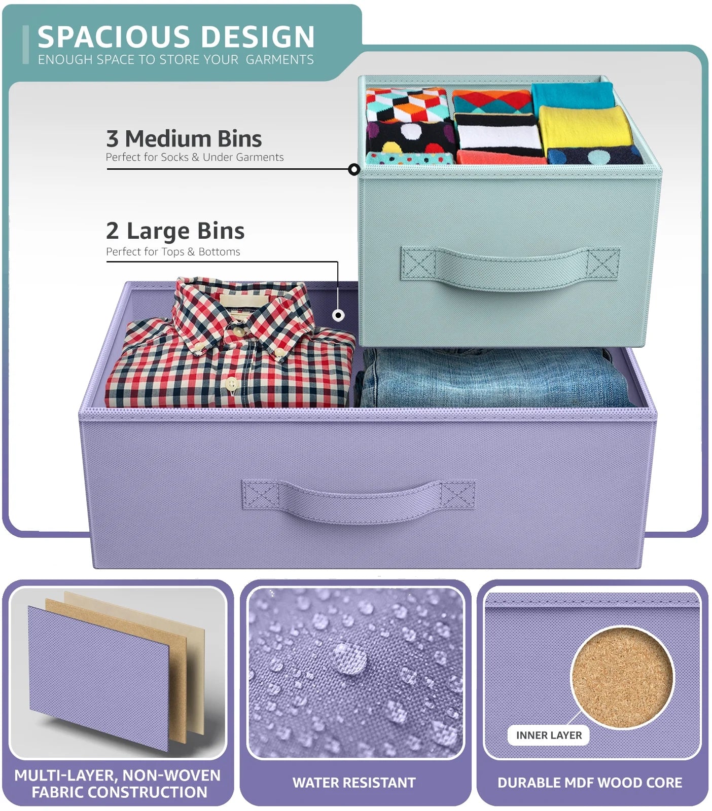 - Cube Pastel Storage Dresser