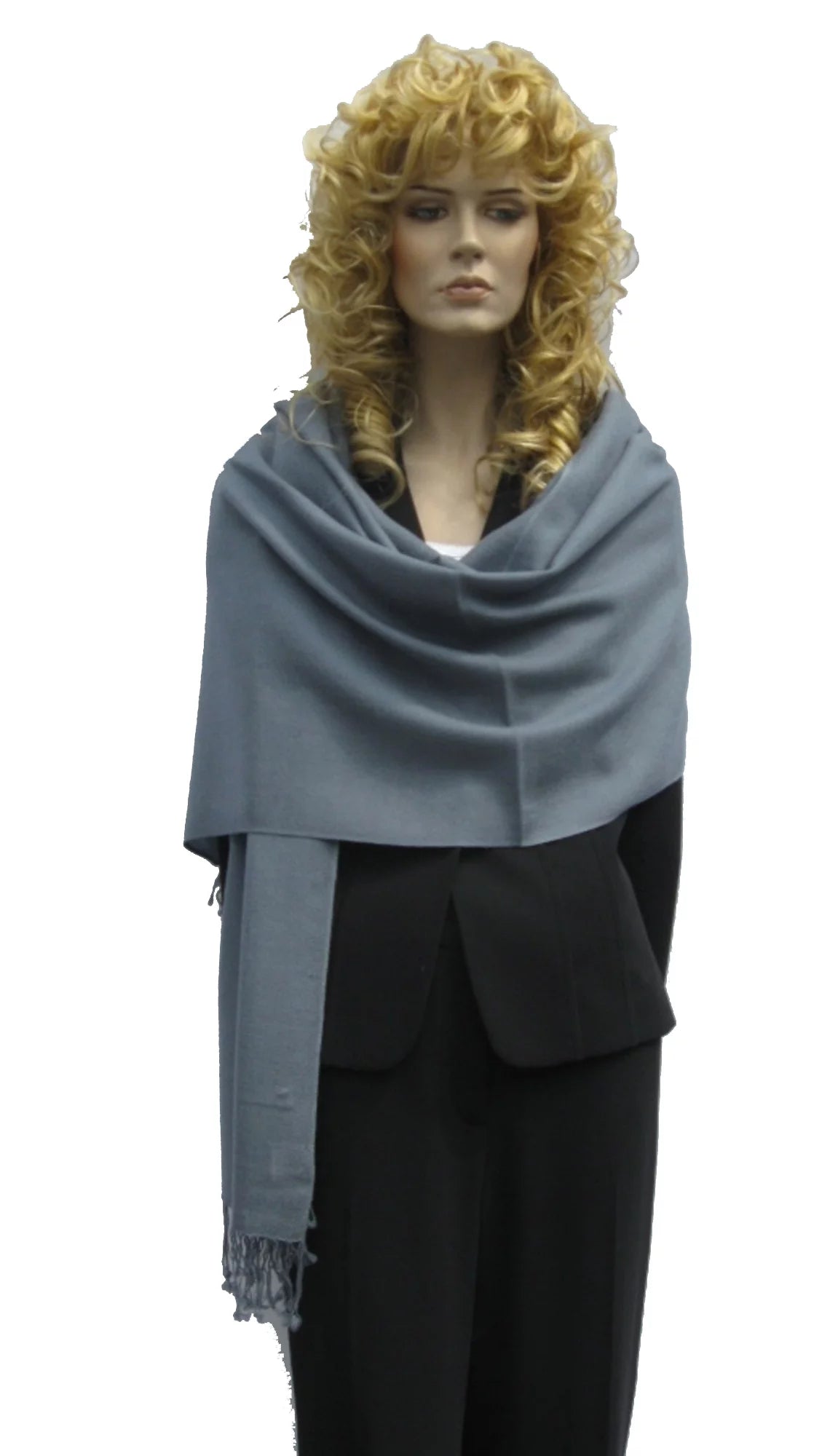 (Slate Shawl/Cashmere Grey Scarf/Wool/Silk Regular Shawl/Shawls/Scarf/Scarves/Wrap/Stole/Muffler/Cape/Ruana/Blanket/Throw/Pashmina Shawl)