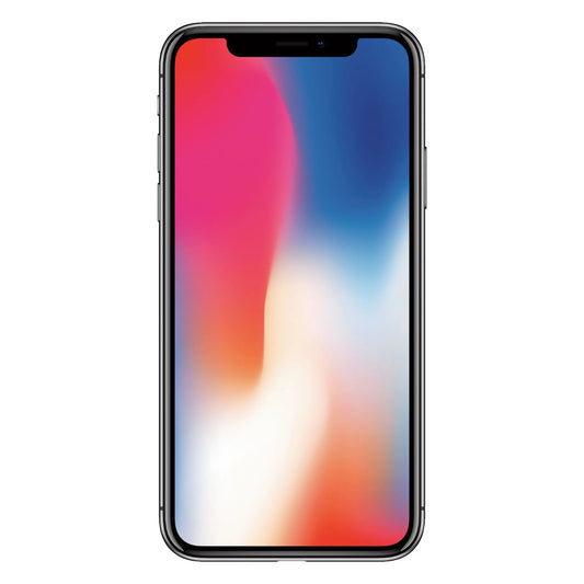 (Refurbished) Color Smartphone, SpaceGray Fully Unlocked, Restored iPhone X, 256GB, Apple