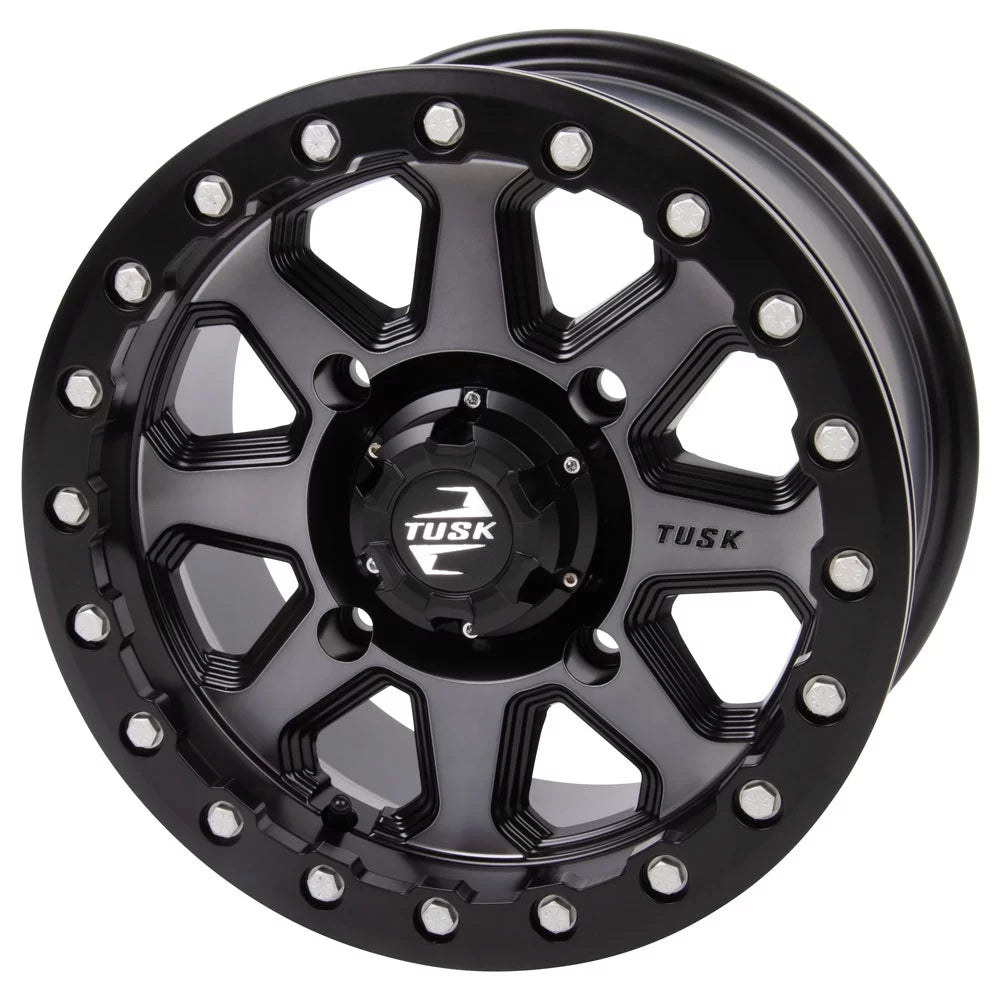 15x7 Pro Gunmetal/Black XT Uinta + 6.0 4/137 Defender For Tusk 1.0 Beadlock Can-Am 2020-2022 HD10 Wheel