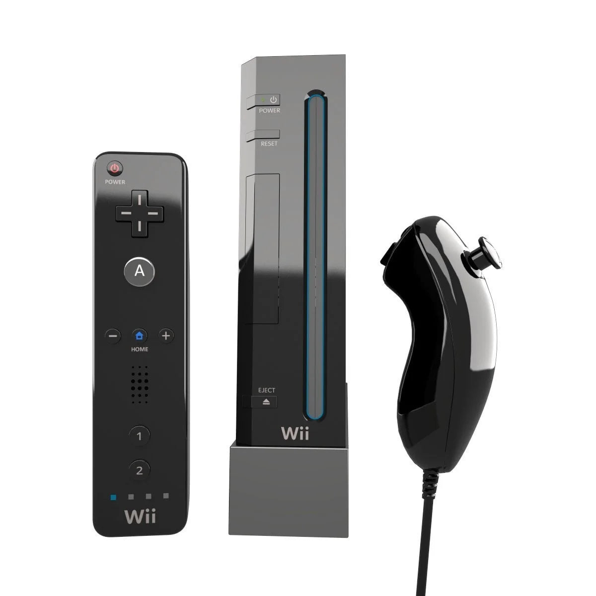 (Refurbished: + Kit Cleaning Cable Black New) Console Like Wii HDMI Nintendo BOLT AXTION Bundle Gaming Pre-Owned