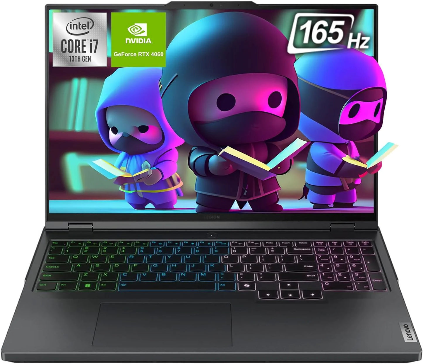 11 Gaming GB Core WQXGA(2560x1600), Ram, 4060, 13th Windows 1 Pro Intel Laptop, DDR5 5i Home Nvidia Legion PCIe RTX 16" TB SSD, 32 Lenovo i7-13700HX, Gen Geforce