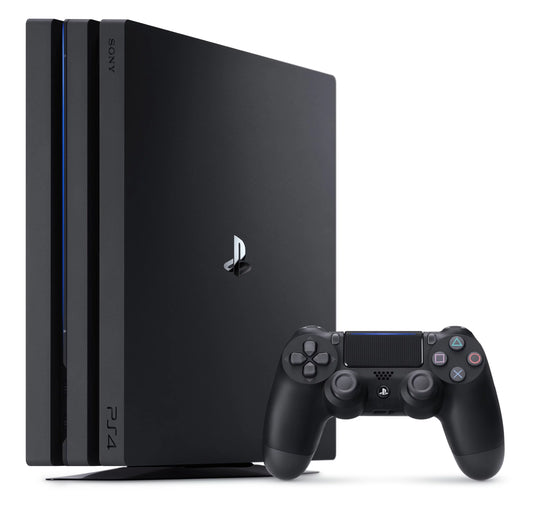 (Refurbished) Gaming 4 - Restored 1TB Console - PlayStation Pro Sony Black Pad Wireless Game