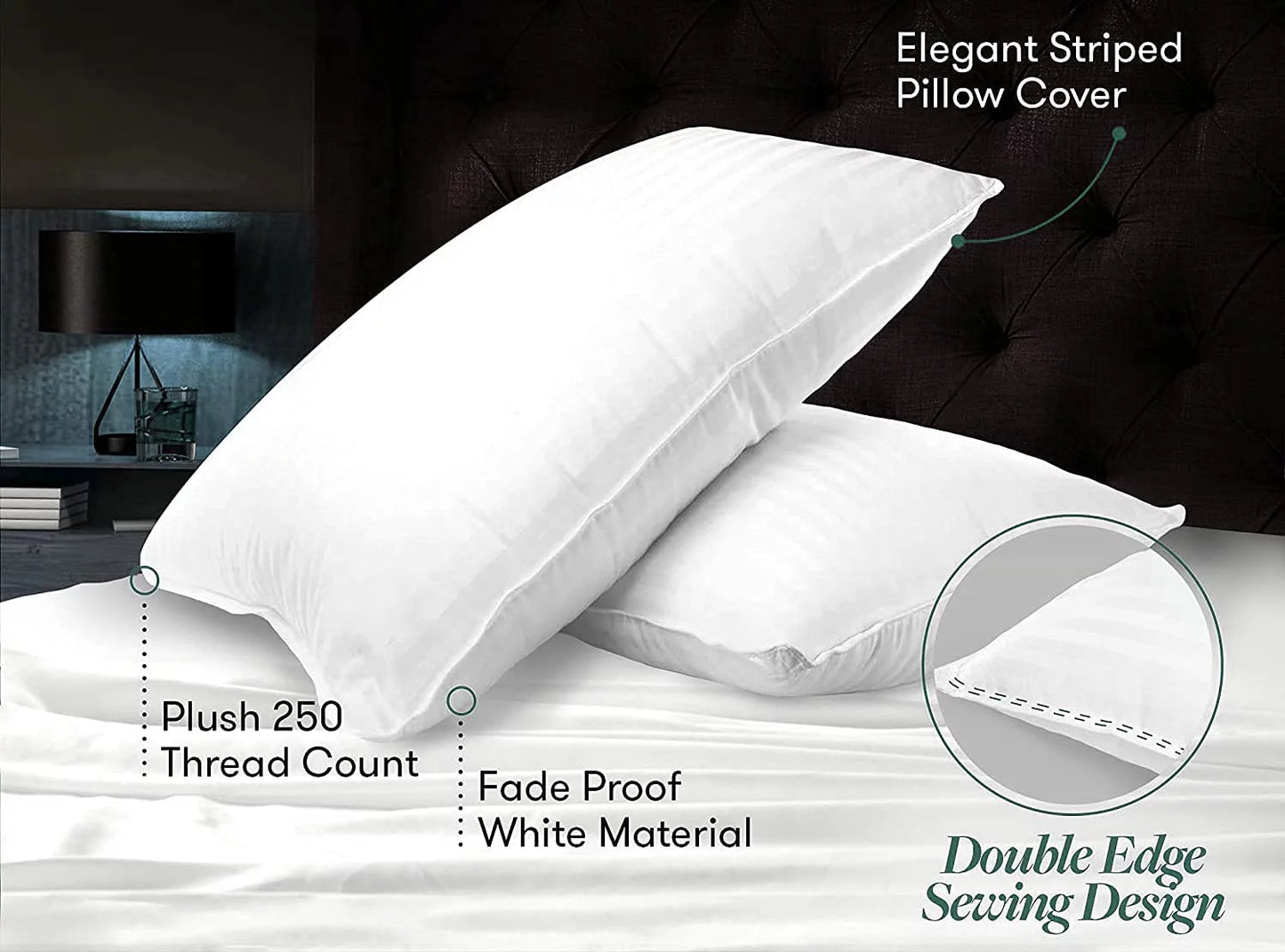 ) TV 7 Protection On in Set 1 Pillow Pillow home and Bacteria (2 Beck - Cooling As Seen