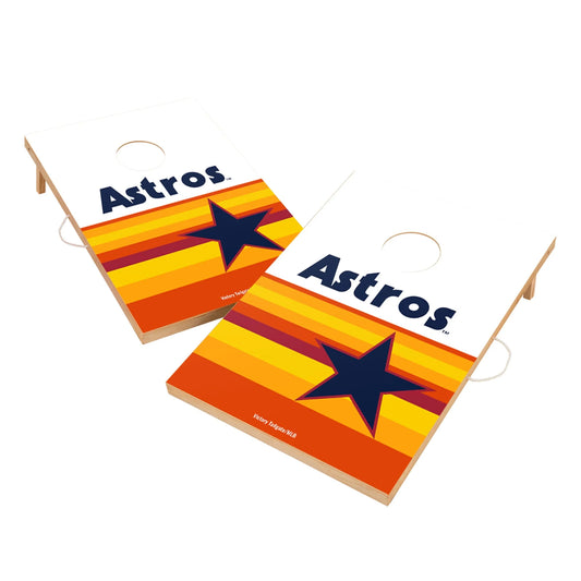 2' Set Tequila Game Sunrise 3' Design x Houston Cornhole Astros Wood Solid