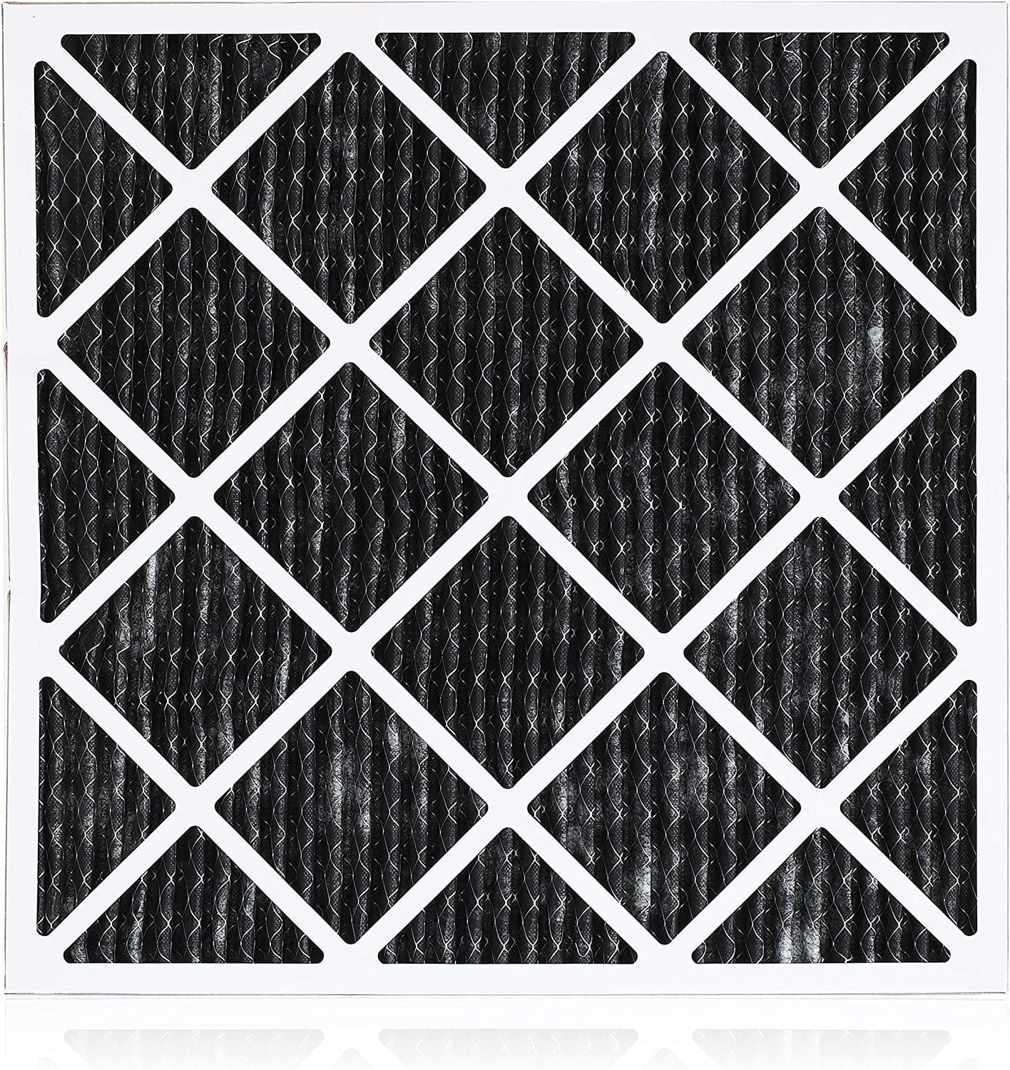 18x20x1 Pleated Air Carbon with (4-Pack) 8 AC Filters Filterbuy Activated Furnace Eliminator HVAC MERV Odor