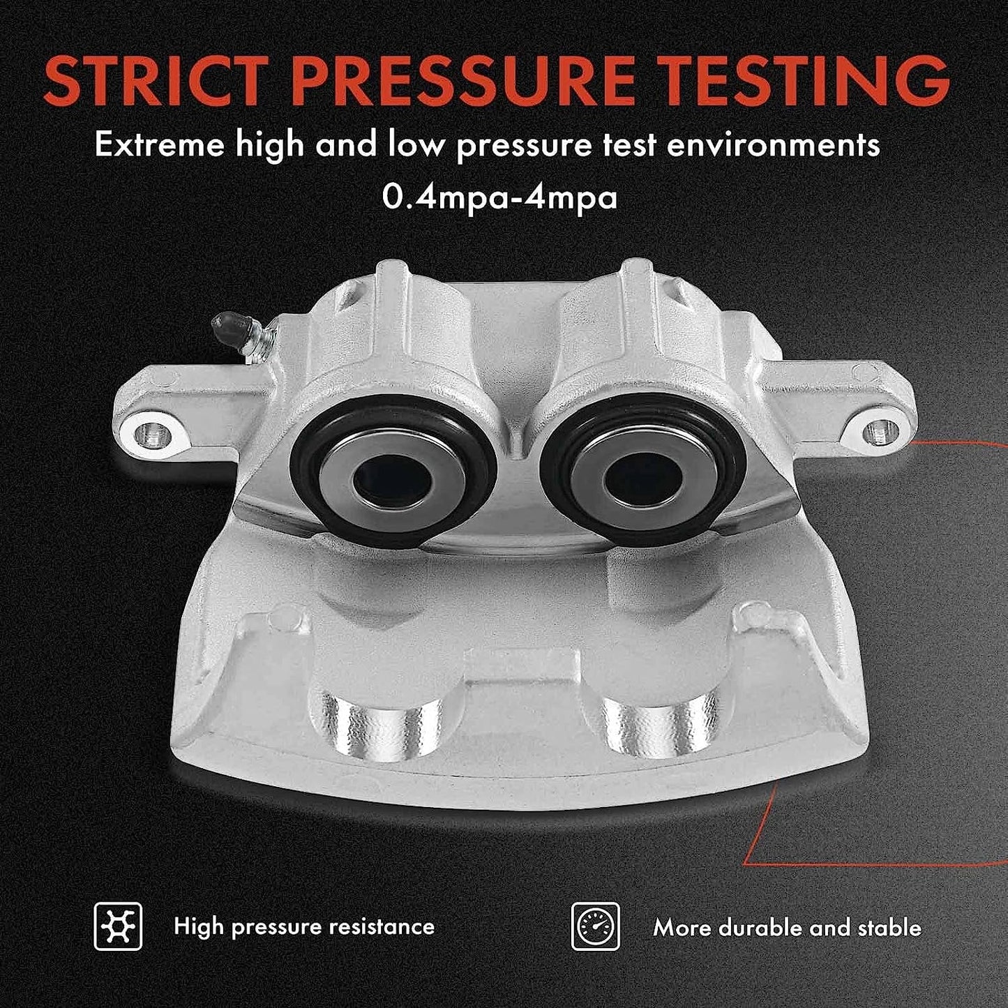 1974 with Select Dodge Brake Front - 1973-1974, Disc Bracket A-Premium M350/R300 Models Caliper Compatible Without Left Driver - Side Assembly M300/RM300